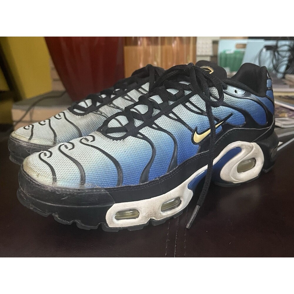 Nike Air Max Plus TN Boys Blue/Black Low Top Lace-Up US 7Y EU 40 CD0609-032